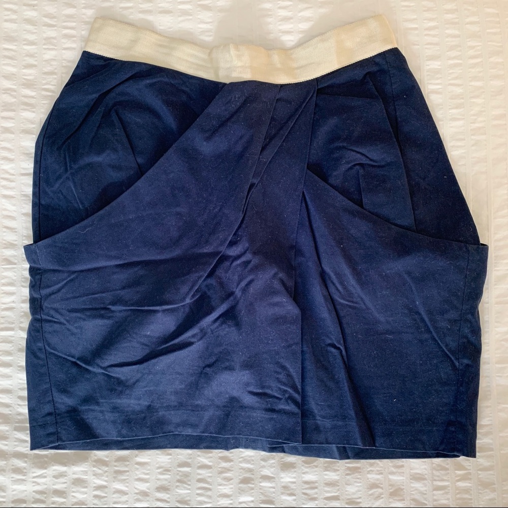 Top Shop Navy Skirt